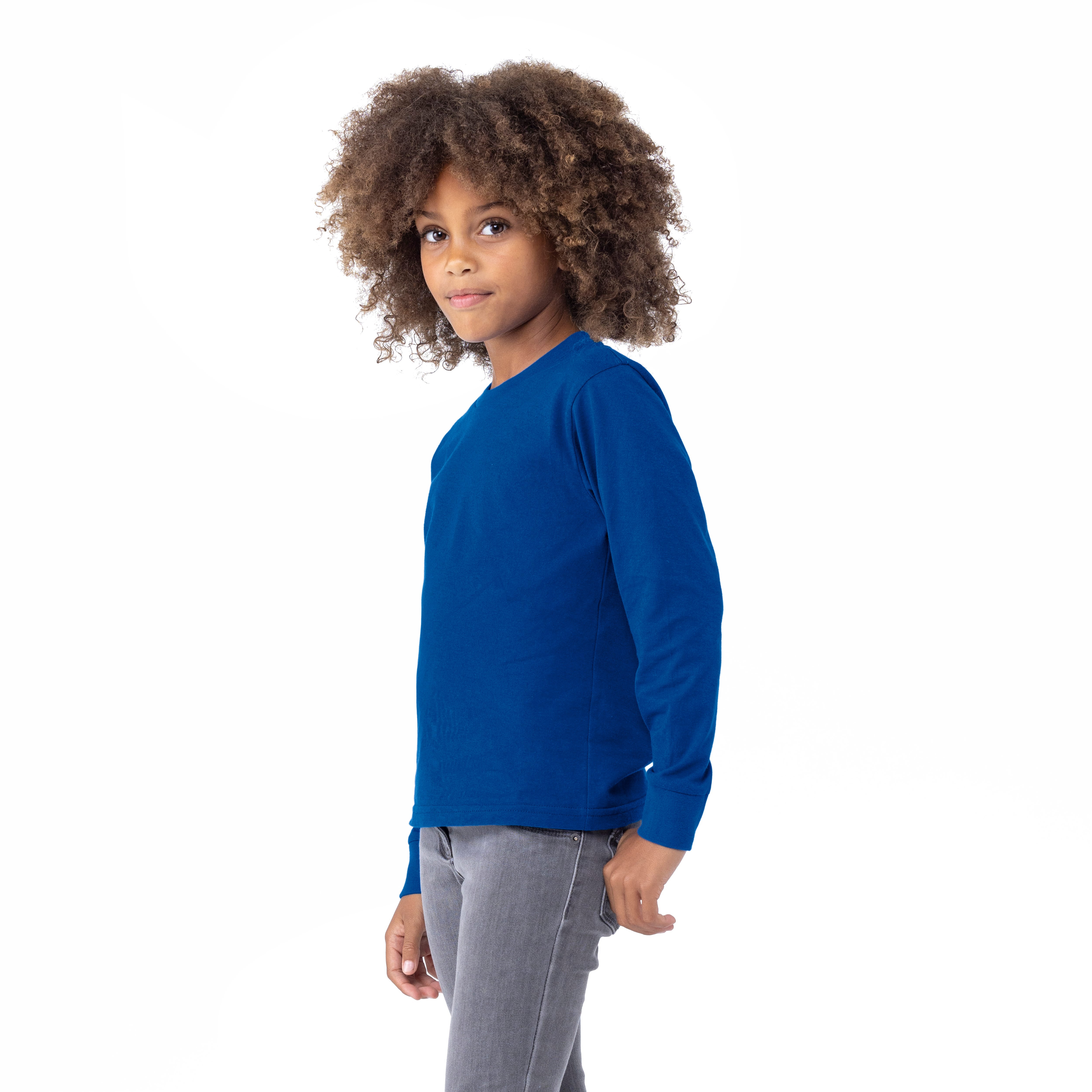 Youth cotton long sleeve T-shirt