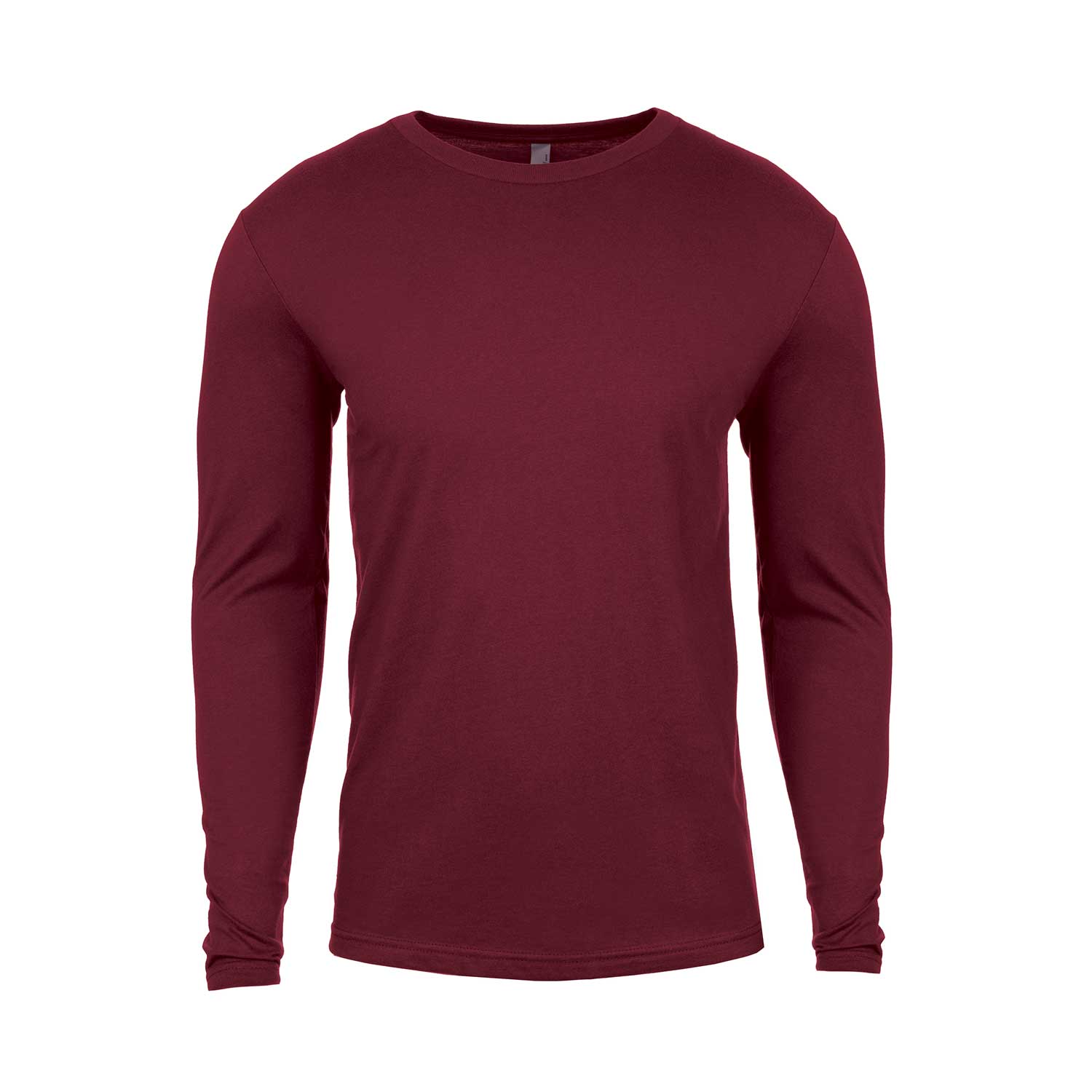 Unisex Cotton Long Sleeve T-Shirt Maroon 3601 Next Level Apparel XS-3XL