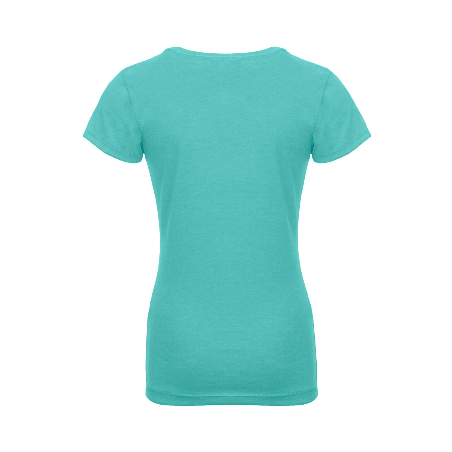 CVC Princess T-Shirt Bondi Blue 3712 Next Level Apparel Kid Sizes XS, S, M, L, XL Back View