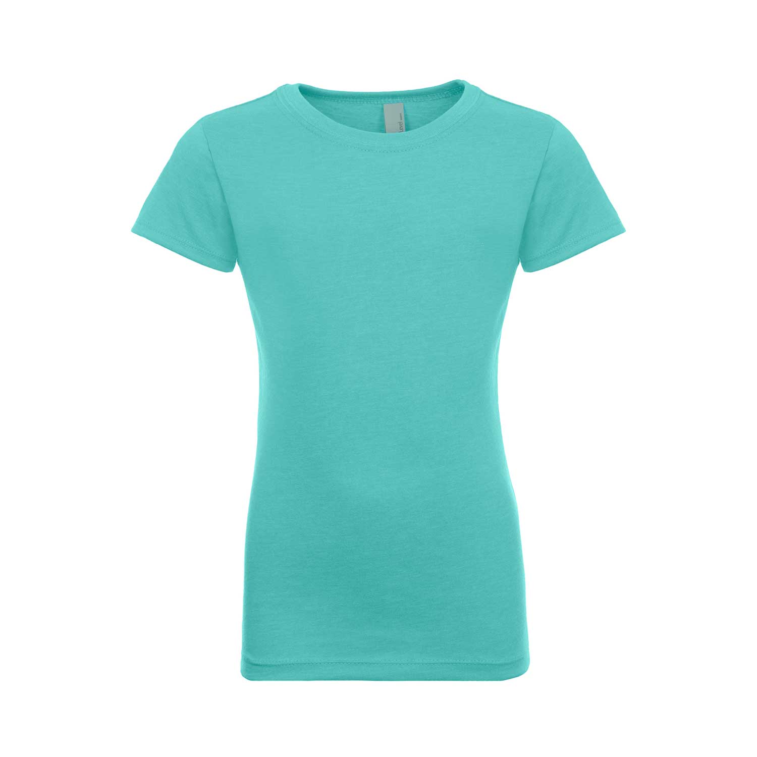 CVC Princess T-Shirt Bondi Blue 3712 Next Level Apparel Kid Sizes XS, S, M, L, XL 