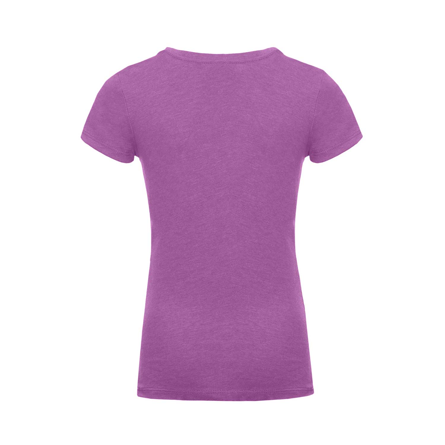 CVC Princess T-Shirt Purple Berry 3712 Next Level Apparel Kid Sizes XS, S, M, L, XL Back View