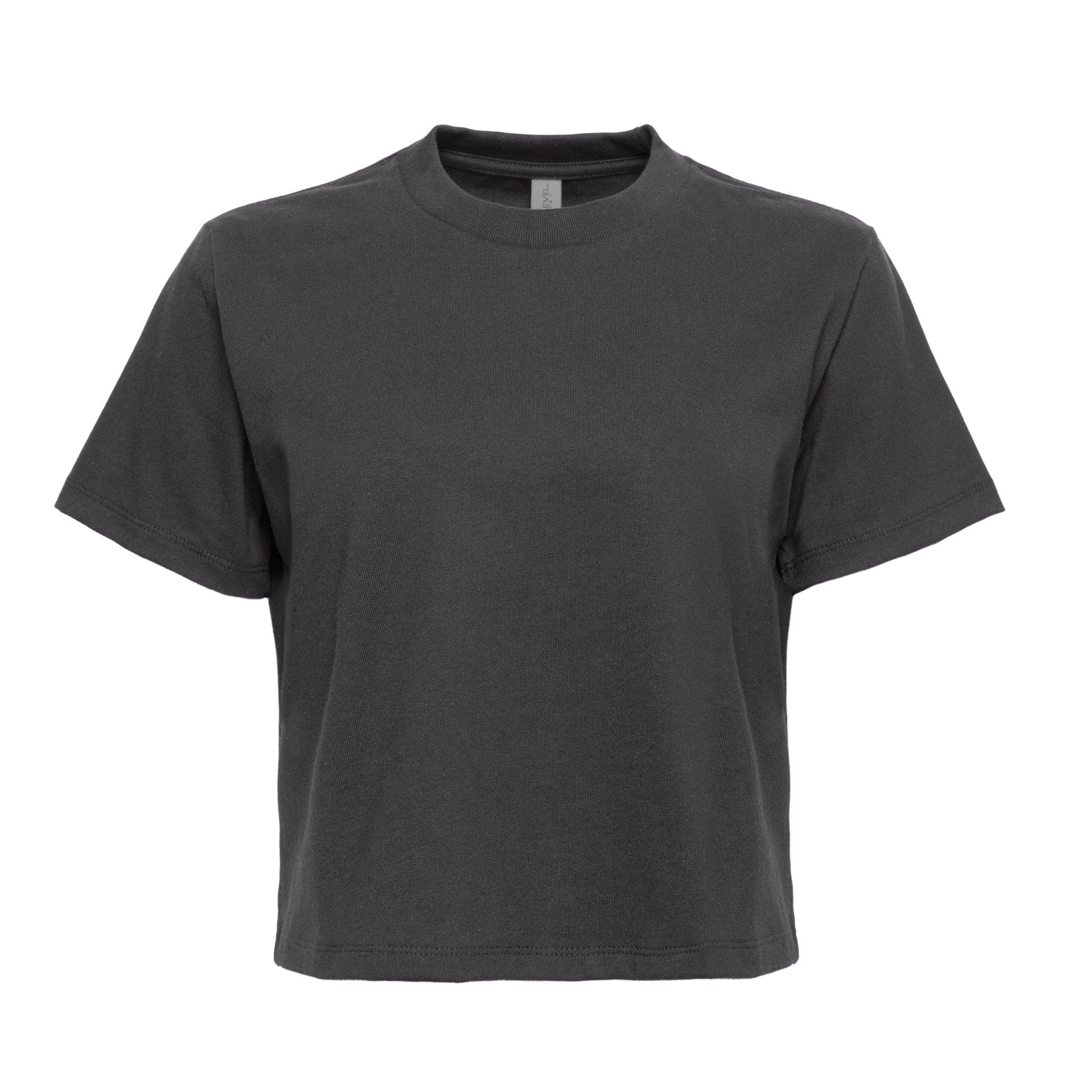 Heavyweight High Boxy T-Shirt Graphite Black 7610 Next Level Apparel Sizes XS, S, M, L, XL, 2XL, 3XL