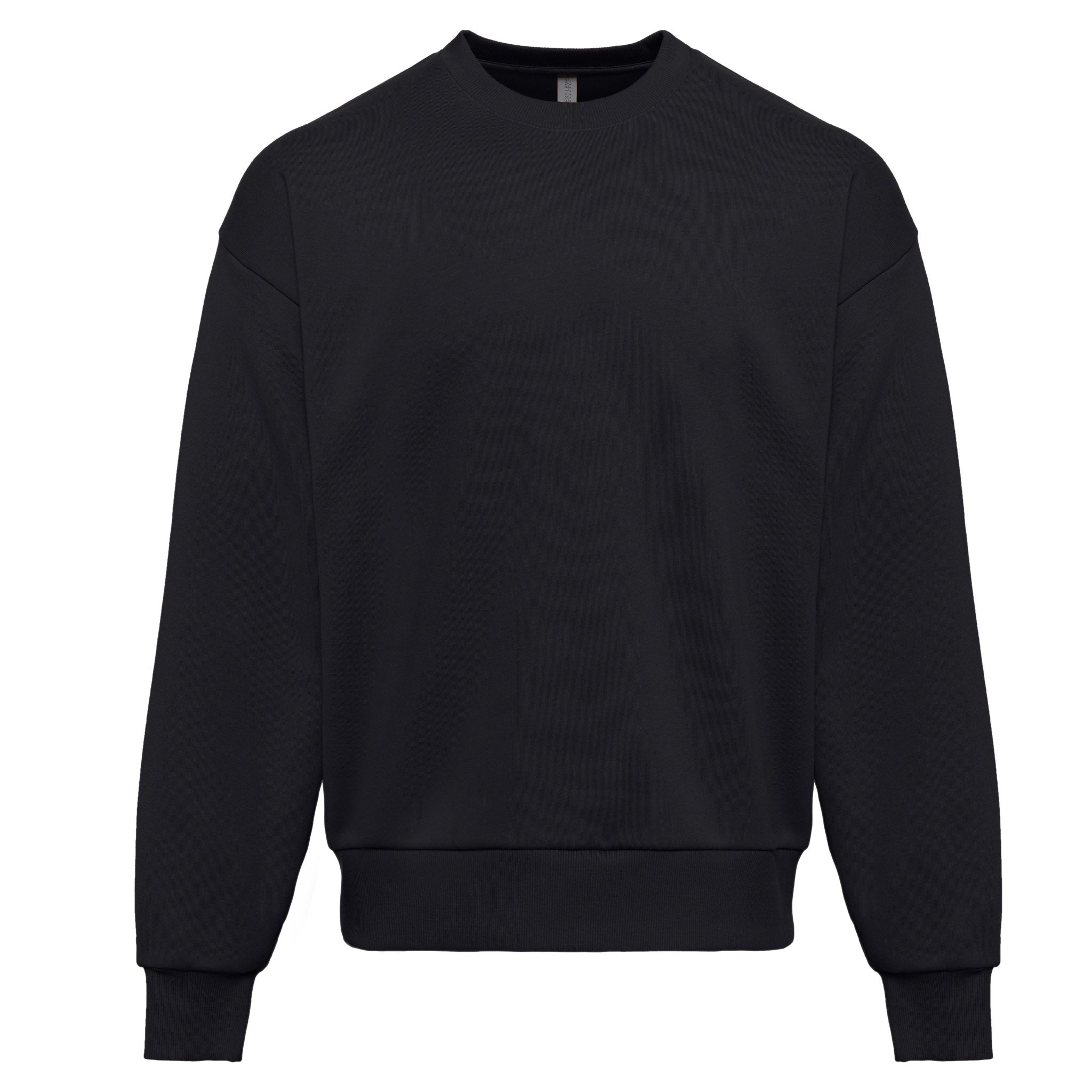 Unisex Heavyweight Sweatshirt Black 9007 Next Level Apparel Sizes XS, S, M, L, XL, 2XL, 3XL