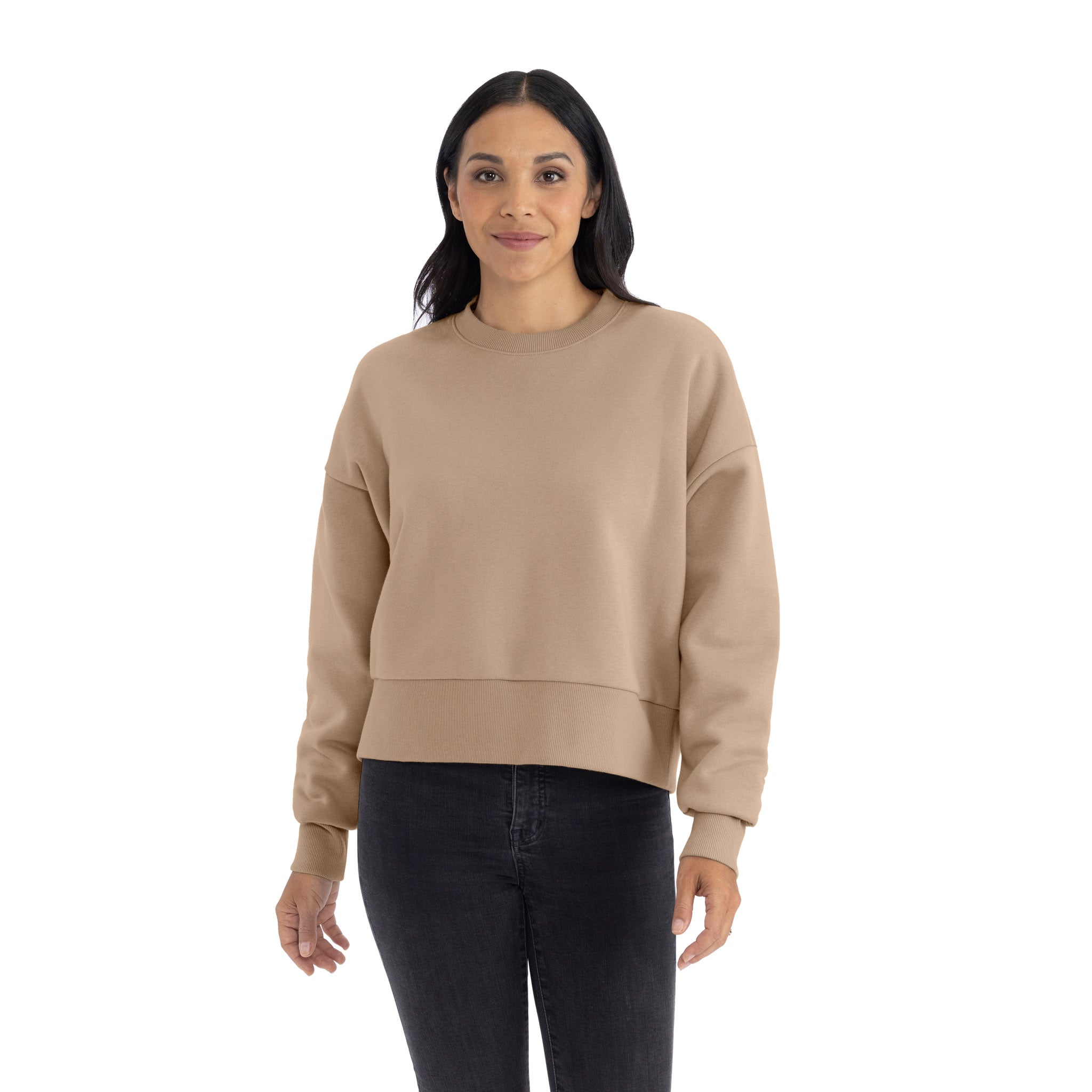 Sweatshirt tan sale