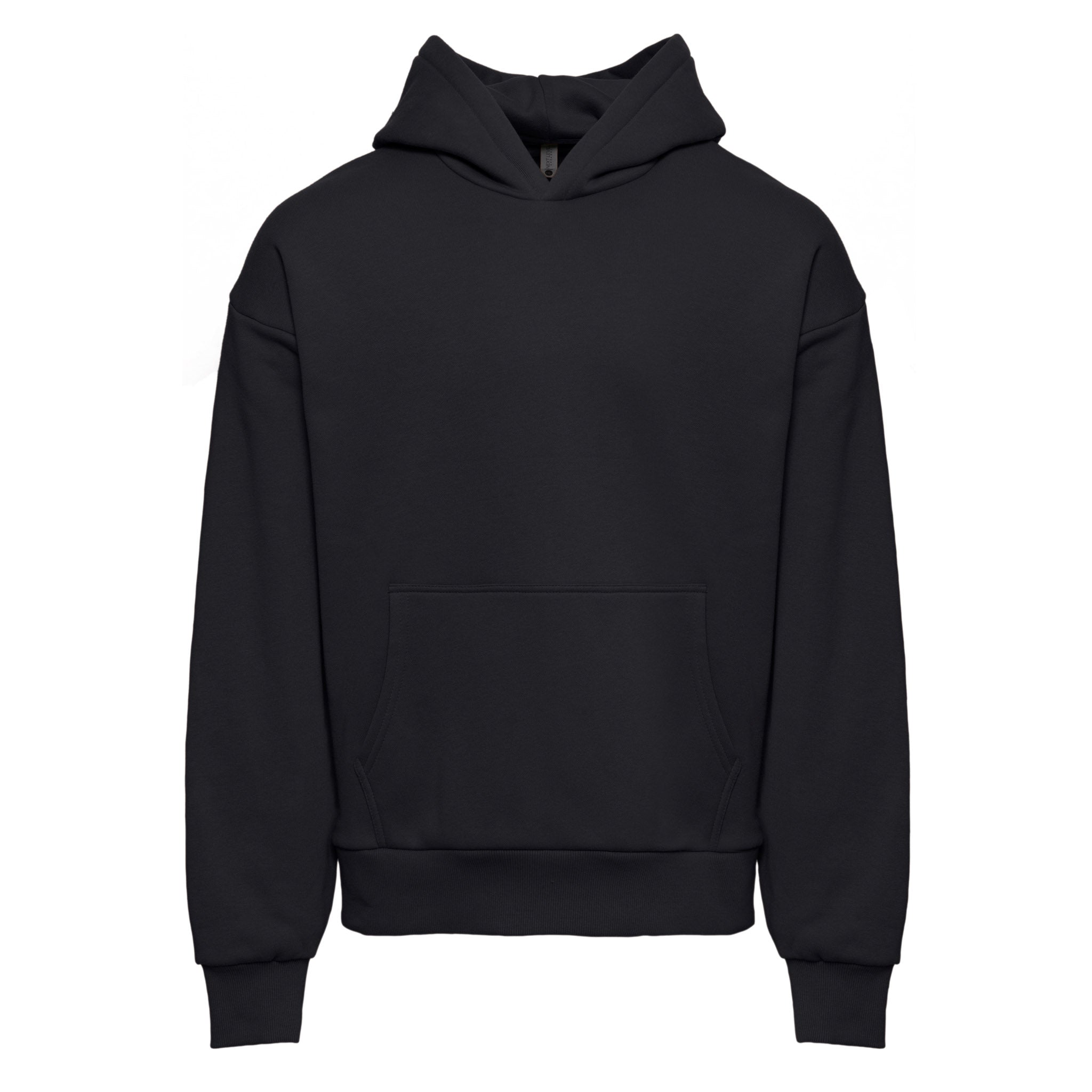 Unisex Heavyweight Pullover Hoodie Black 9307 Next Level Apparel Sizes XS, S, M, L, XL, 2XL, 3XL