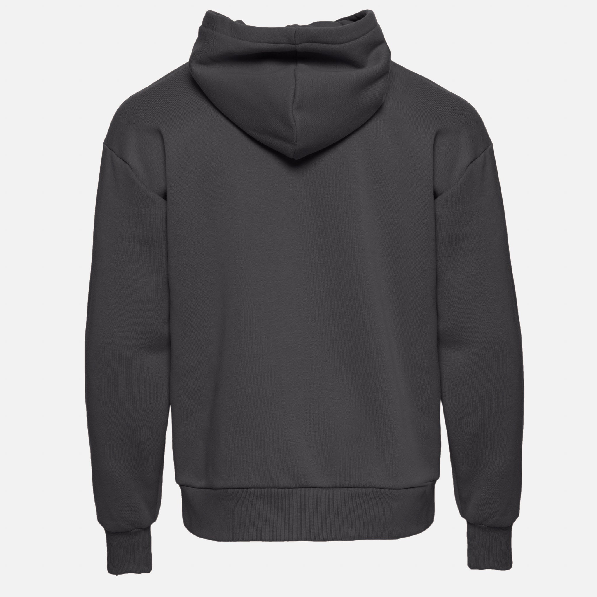 Unisex Heavyweight Pullover Hoodie Graphite Black 9307 Next Level Apparel Sizes XS, S, M, L, XL, 2XL, 3XL Back View