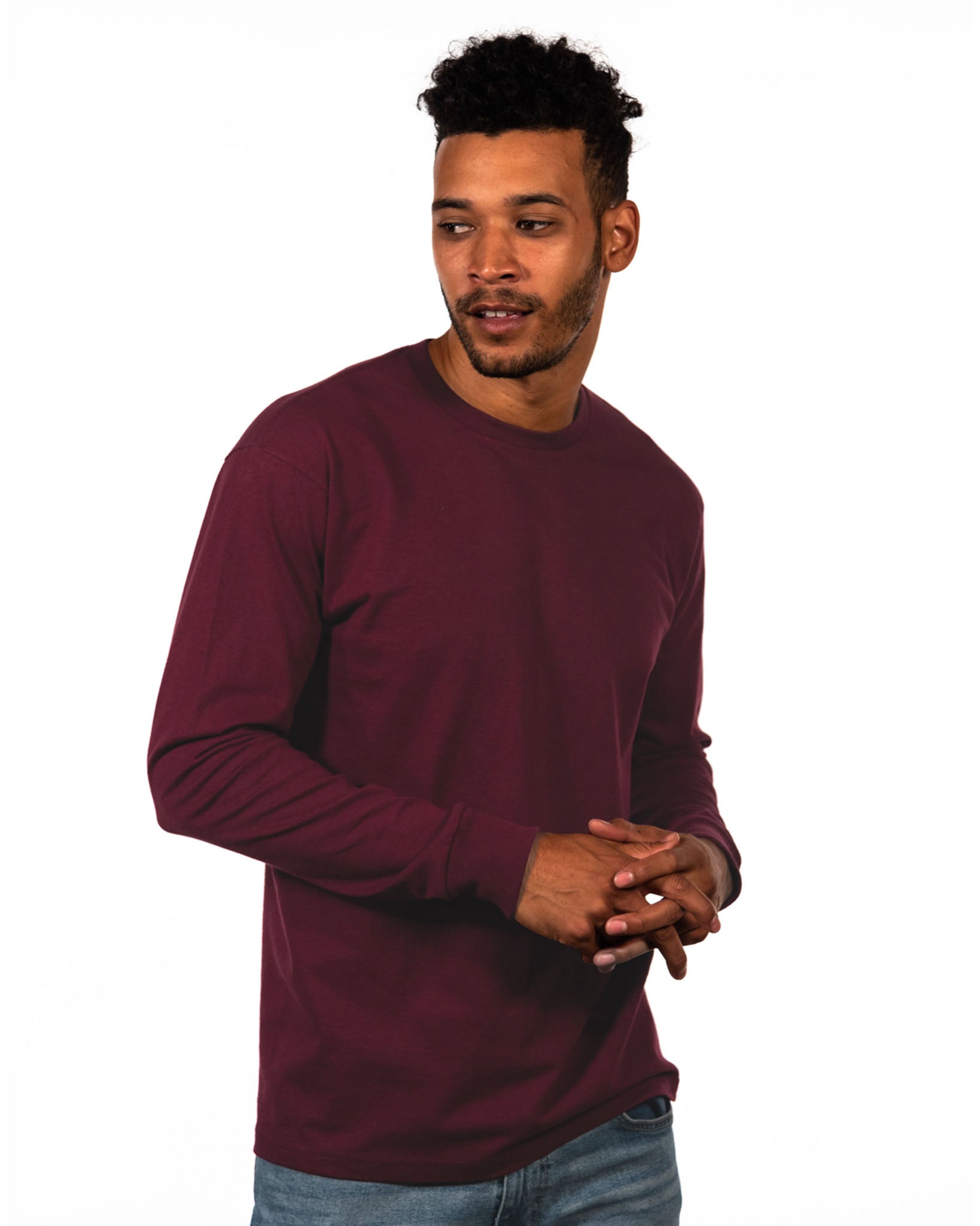 Unisex Heavyweight Cotton Long Sleeve T-Shirt