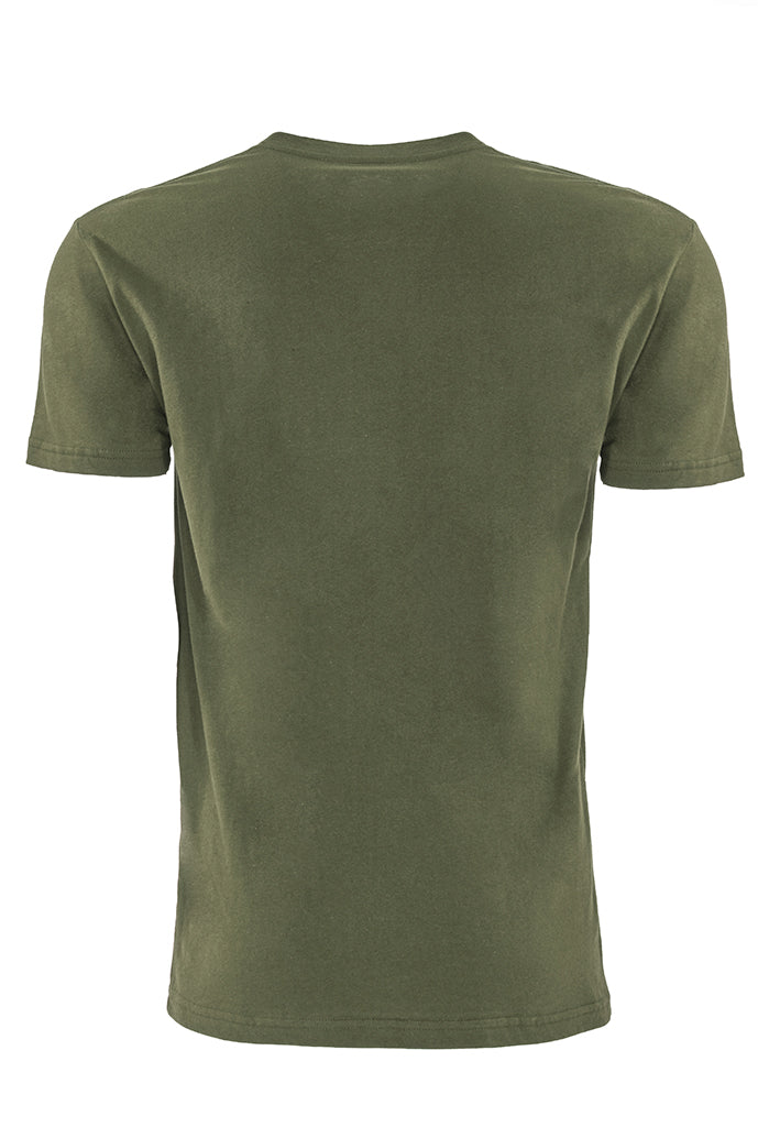 Unisex Cotton Pocket T-Shirt Military Green