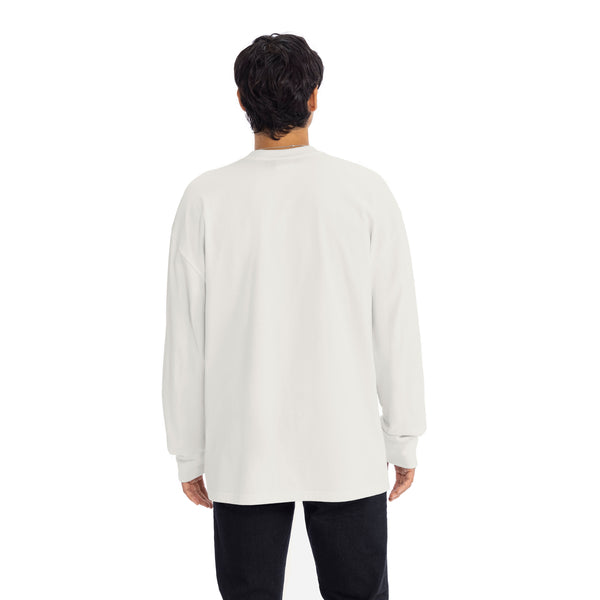 Introducing our Heavyweight Long Sleeve Ringspun Cotton T-Shirt: crafted for durability and comfort. Made from premium ringspun cotton, it offers unmatched softness. Versatile and timeless, it's an essential addition to any wardrobe.