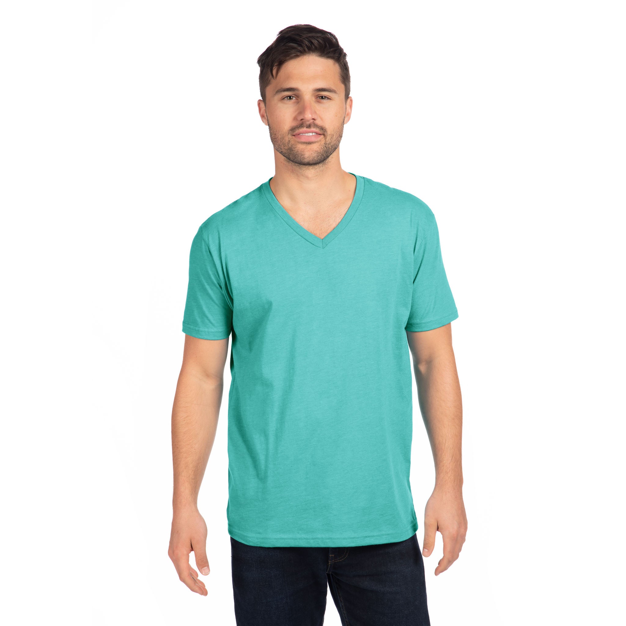 Unisex CVC V-Neck T-Shirt