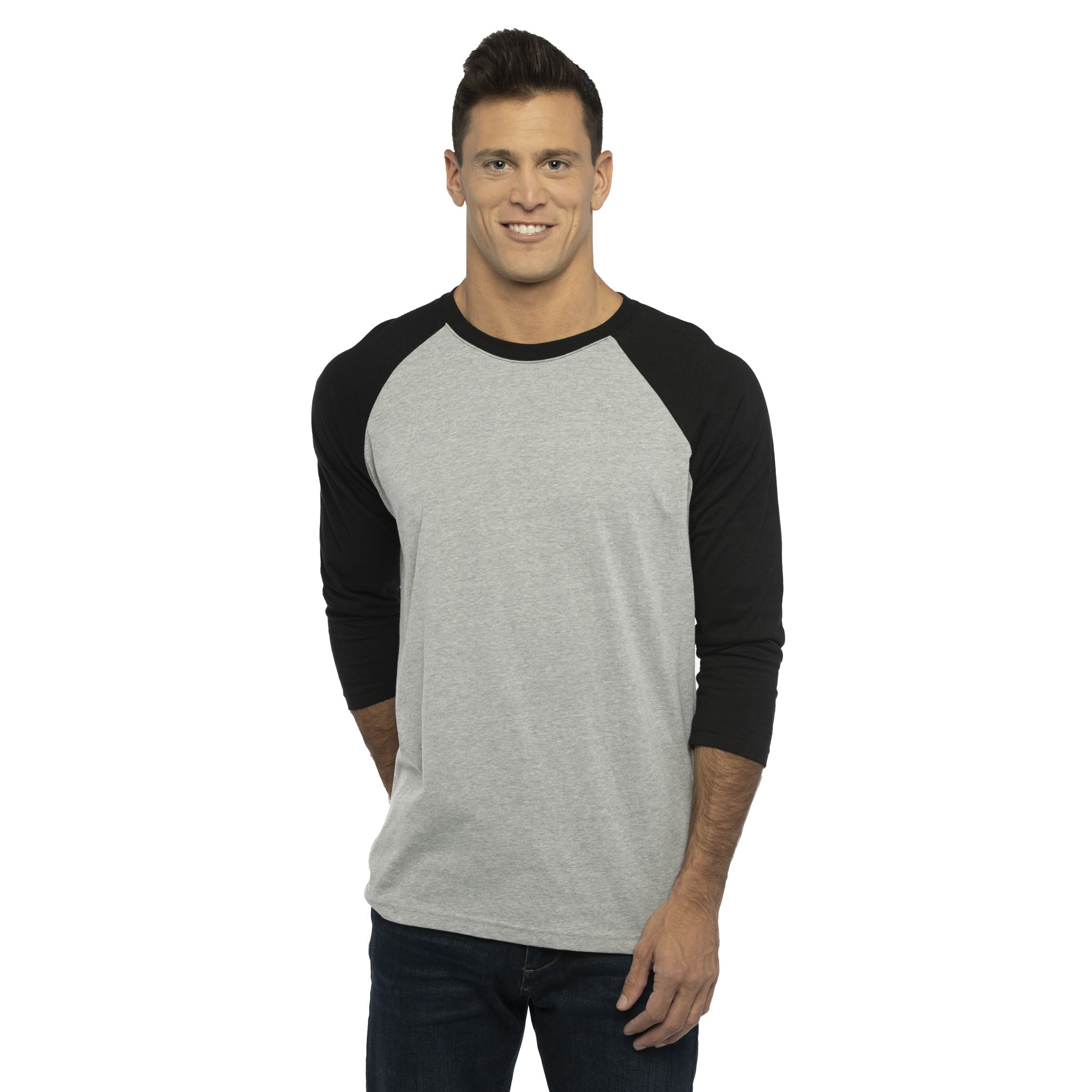 Unisex CVC 3/4 Raglan T-Shirt