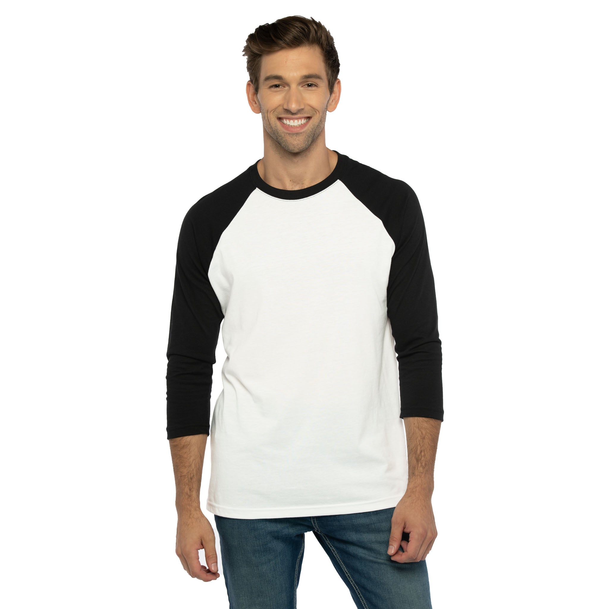 Unisex CVC 3/4 Raglan T-Shirt