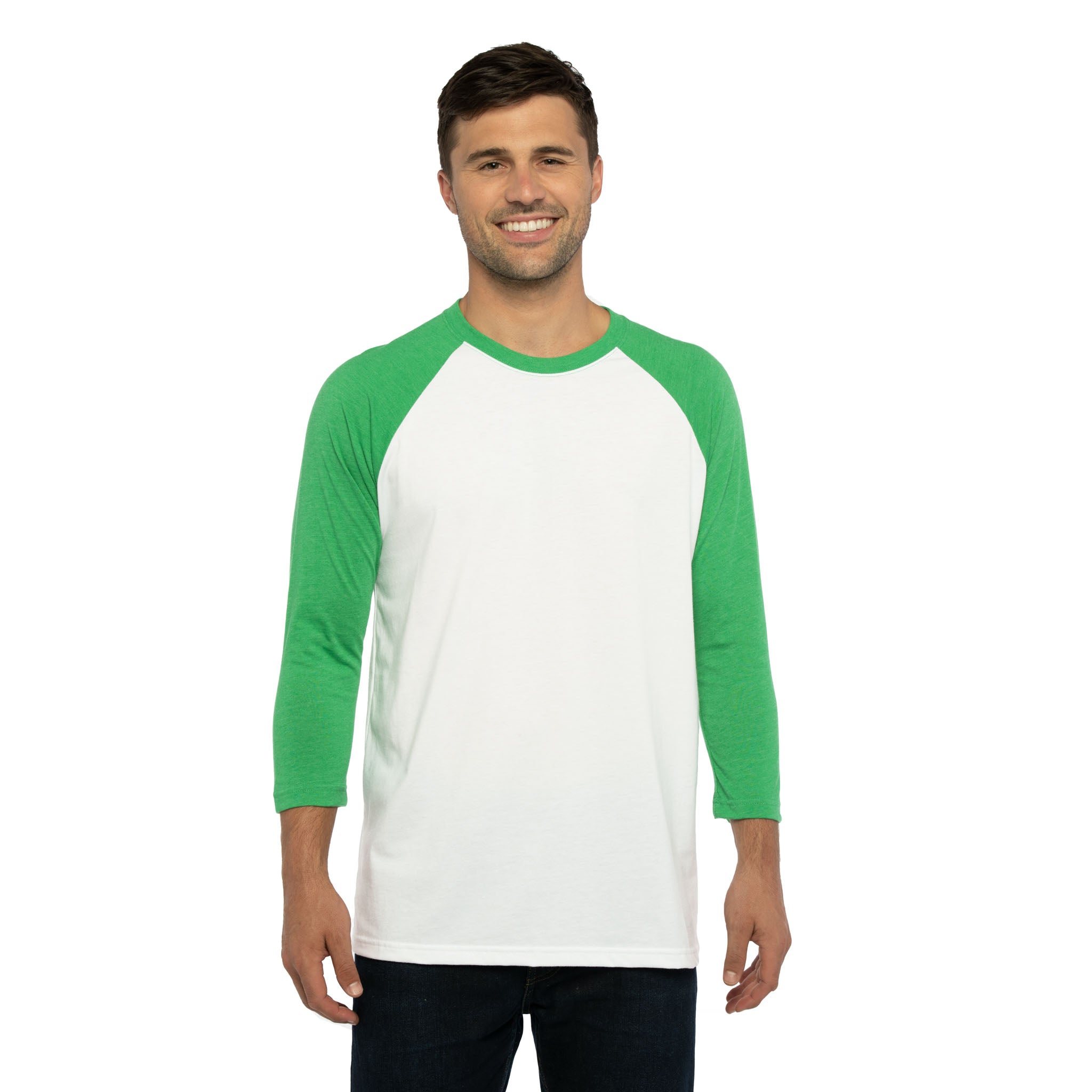 Unisex CVC 3/4 Raglan T-Shirt