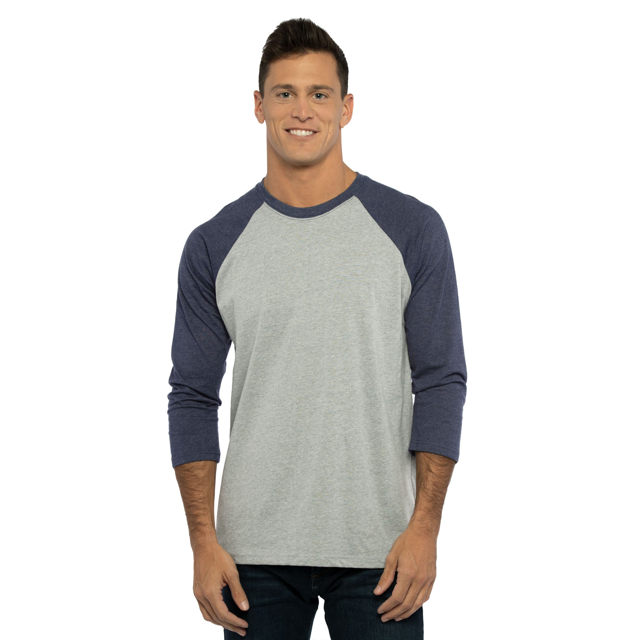 Unisex CVC 3/4 Raglan T-Shirt