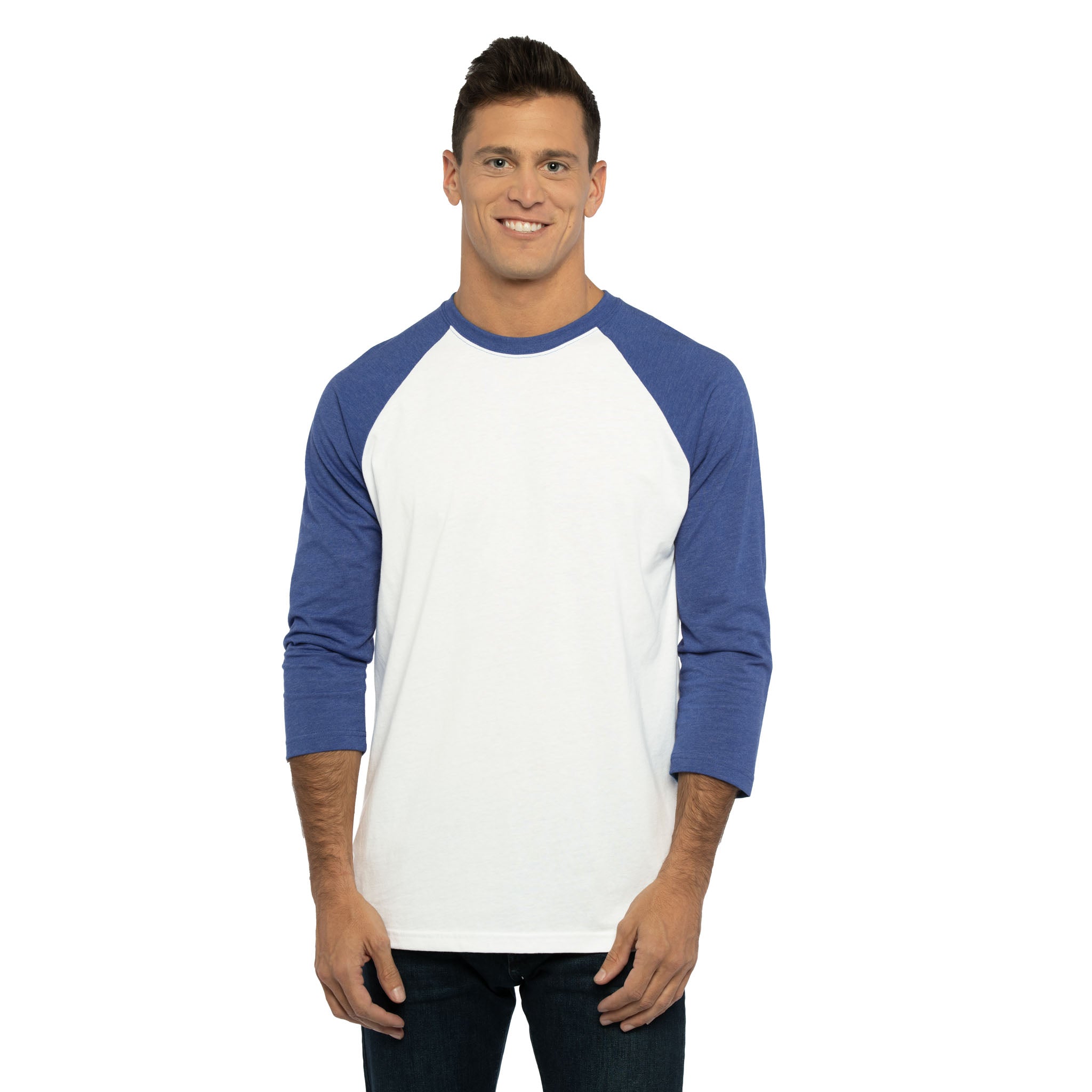 Unisex CVC 3/4 Raglan T-Shirt