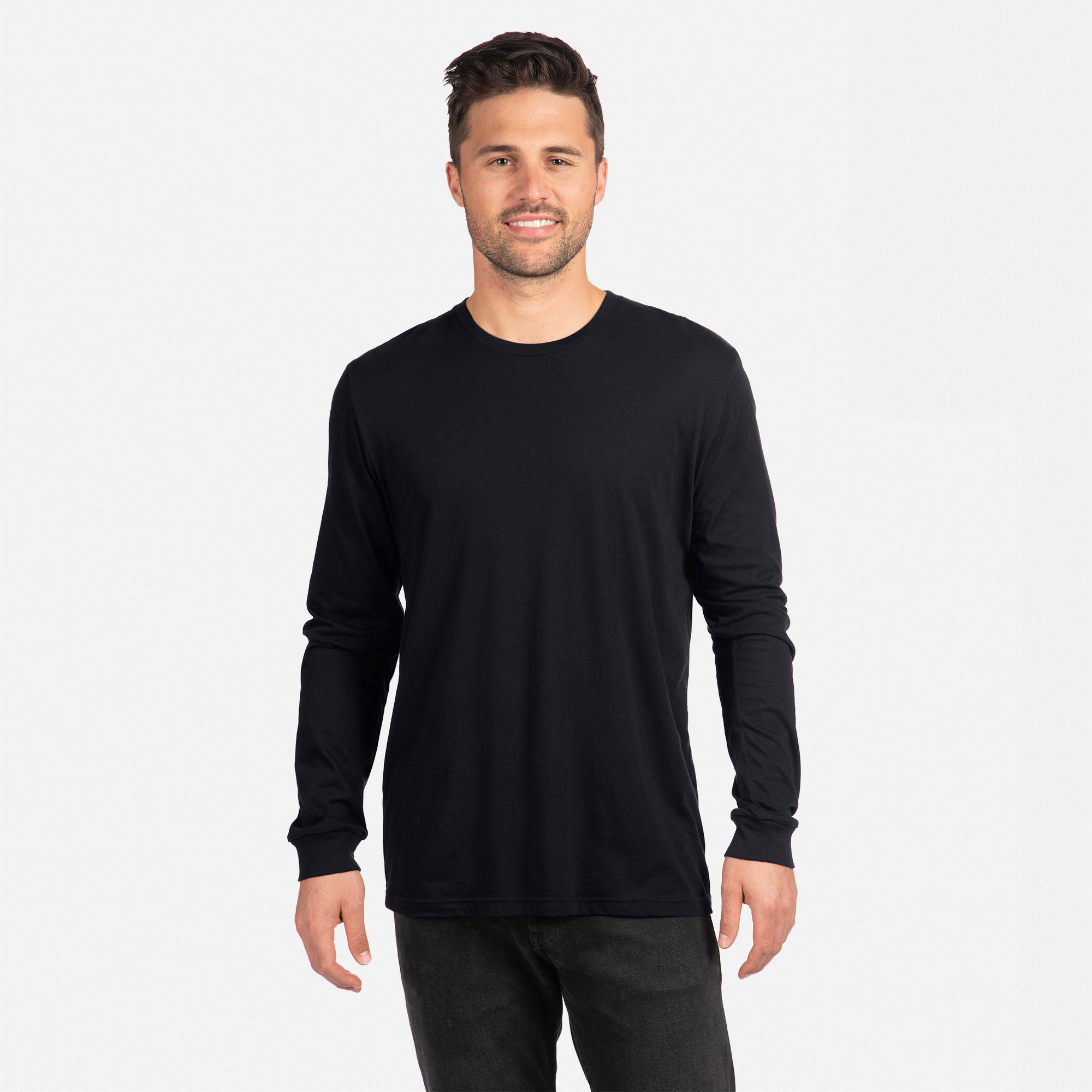 6211 Unisex CVC Long Sleeve T-Shirt Black | Next Level Apparel