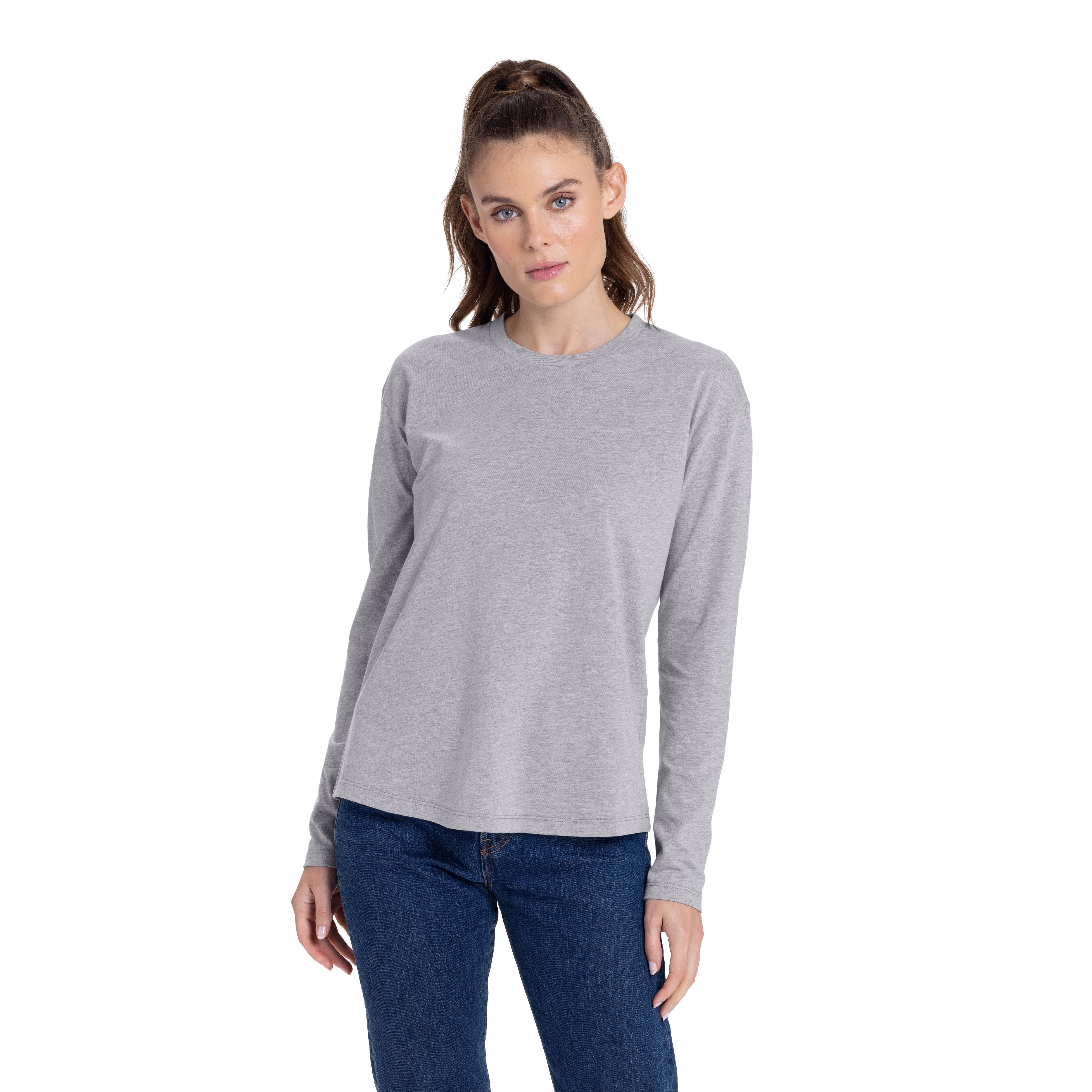 Women's Cotton Relaxed Long Sleeve T-shirt