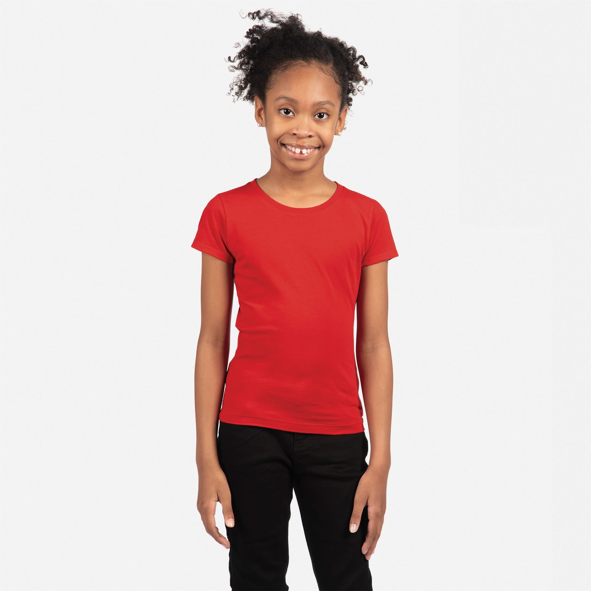 Cotton Princess T-Shirt Red 3710 Next Level Apparel