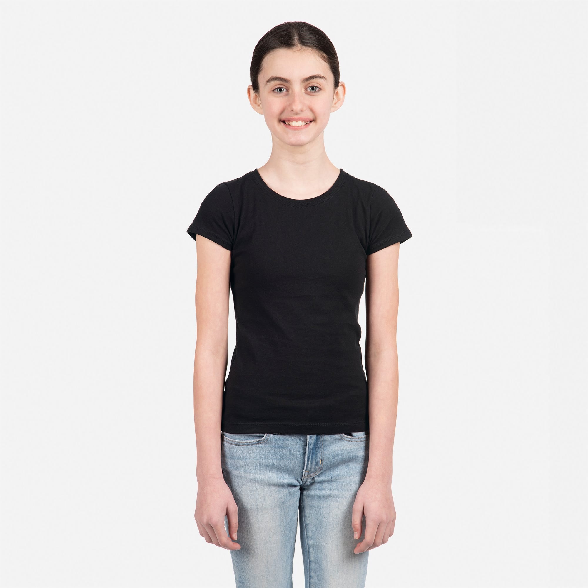 Cotton Princess T-Shirt Black 3710 Next Level Apparel